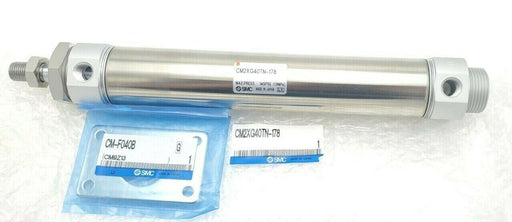 NEW SMC CM2XG40TN-178 MICROSPEED CYLINDER W/ CM-F040B CM9Z13 FLANGE BRACKETS