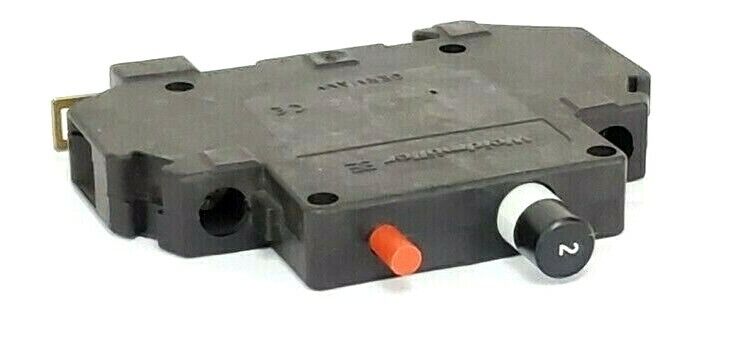 WEIDMULLER 9101503500 THERMAL MAGNETIC CIRCUIT BREAKER 2A 1-POLE