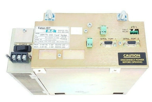 EATON IDT 26PK PM 2000 POWER SERIES CONTROL MODULE 92-00924-02 110/230V 85VA 1PH