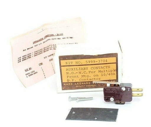 NIB WARD LEONARD 5999-3704 AUXILIARY LIMIT SWITCH KIT CHERRY ELEC. E33 59993704