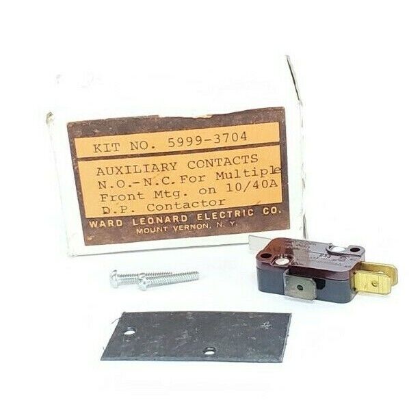 NIB WARD LEONARD 5999-3704 AUXILIARY LIMIT SWITCH KIT CHERRY ELEC. E33 59993704