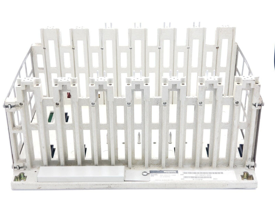 MODICON AS-H819-100 7-SLOT PLC CHASSIS RACK ASH819100