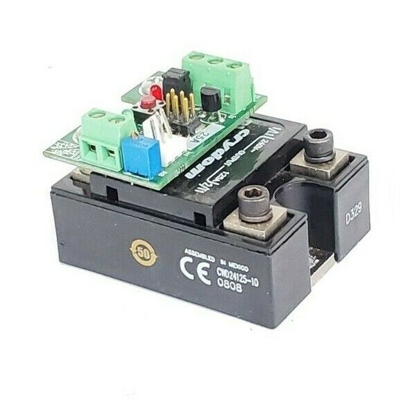 CRYDOM CWD24125-10 RELAY W/ ECD 25MW1-682-401C BOARD CWD2412510