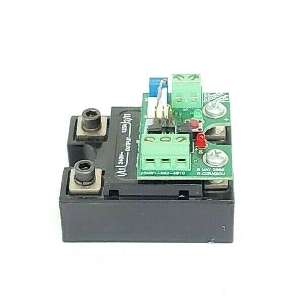 CRYDOM CWD24125-10 RELAY W/ ECD 25MW1-682-401C BOARD CWD2412510