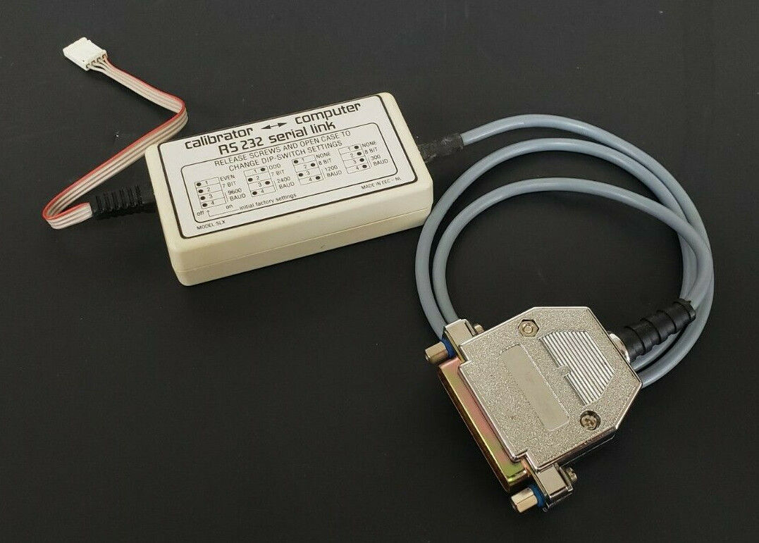 UNOMAT MODEL SLX CALIBRATOR-COMPUTER RS-232 SERIAL LINK