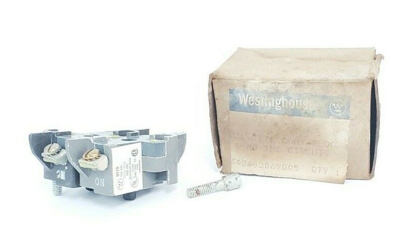 NEW WESTINGHOUSE OT2B OIL-TITE CONTACT BLOCK 600VAC 0T2B OT2A 0T2A