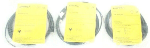 LOT OF 3 NEW CONTRINEX S08-3FUW-020 CONNECTORS W/ CABLES S083FUW020