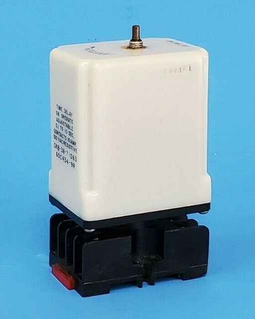 POTTER & BRUMFIELD CKB-38-71063 TIME DELAY RELAY 0.1 TO 10 SEC. W/ SL608-S