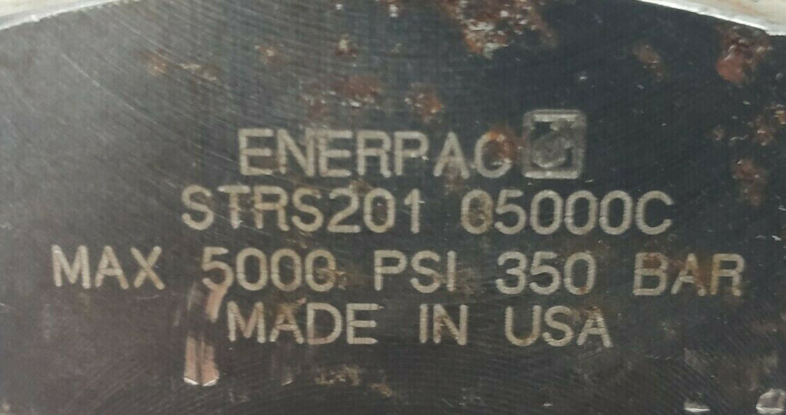 ENERPAC STRS201 THREADED BODY SWING CLAMP MAX 5000 PSI 350 BAR