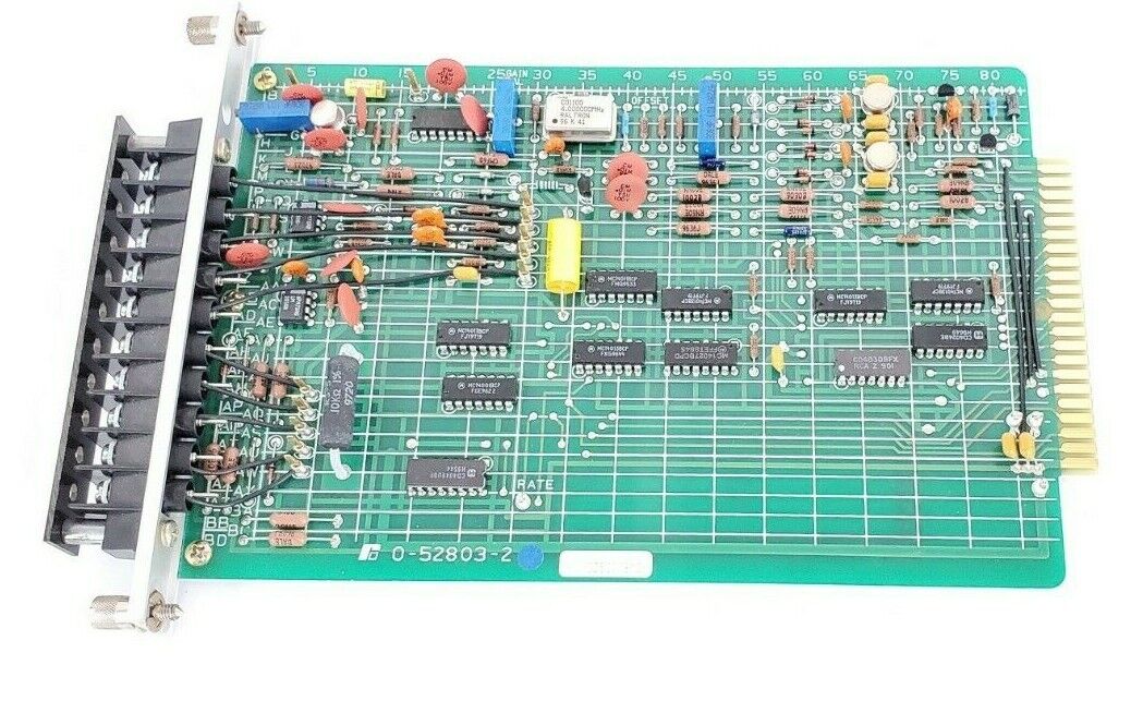 REPAIRED RELIANCE ELECTRIC 0-52803-2 PC BOARD FREQUENCY TO VOLTAGE FVCC 0528032