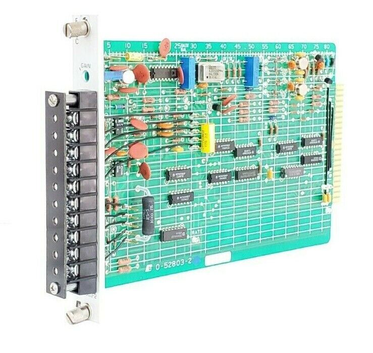 REPAIRED RELIANCE ELECTRIC 0-52803-2 PC BOARD FREQUENCY TO VOLTAGE FVCC 0528032