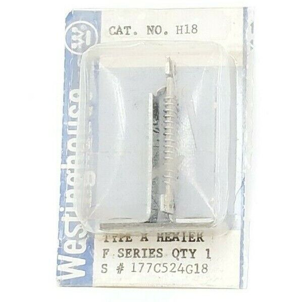 NEW WESTINGHOUSE 177C524G18 TYPE A HEATERS CAT. NO. H18
