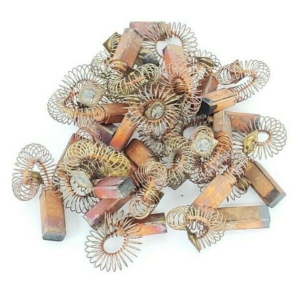 LOT OF 23 GENERIC CARBON BRUSHES K224 7/8" LONG 3/8" THICK 1/4" WIDE