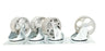 LOT OF 4 NEW SPENCER 661.018223.99 FAULTLESS 3 SWIVEL CASTER WHEELS 3" X 1-3/16"