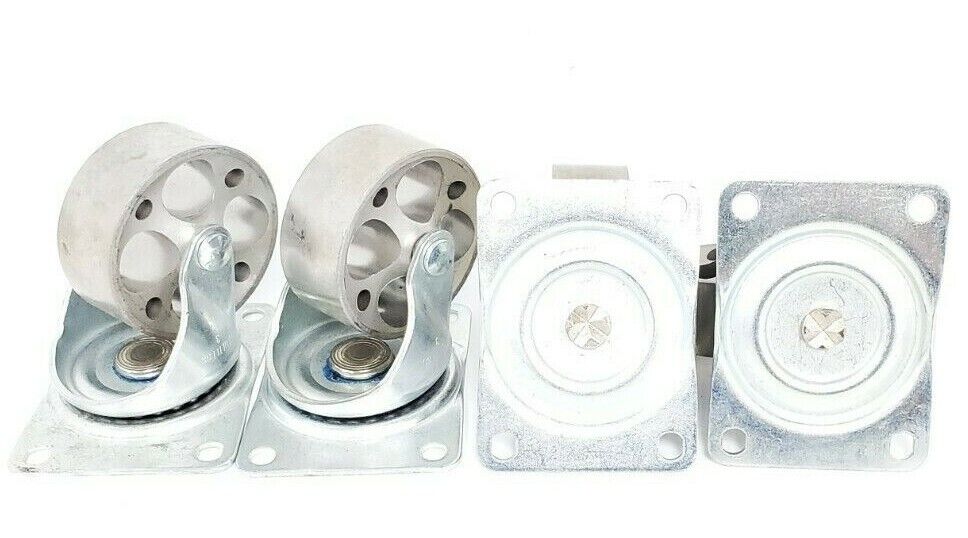 LOT OF 4 NEW SPENCER 661.018223.99 FAULTLESS 3 SWIVEL CASTER WHEELS 3" X 1-3/16"