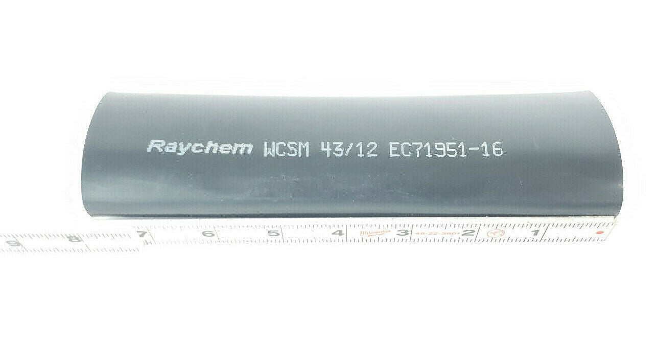 RAYCHEM HEAT SHRINK WCSM 105/30 EB71372-01 23.75" & (4) WCSM 43/12 EC71951-16 8"