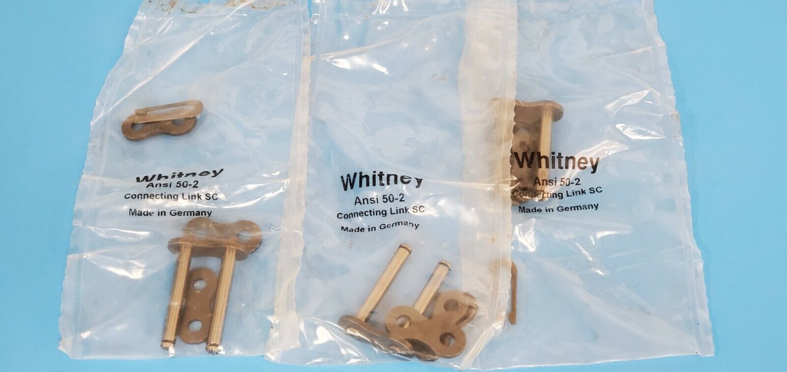 LOT OF 3 NEW WHITNEY ANSI 50-2 CONNECTING LINKS 502
