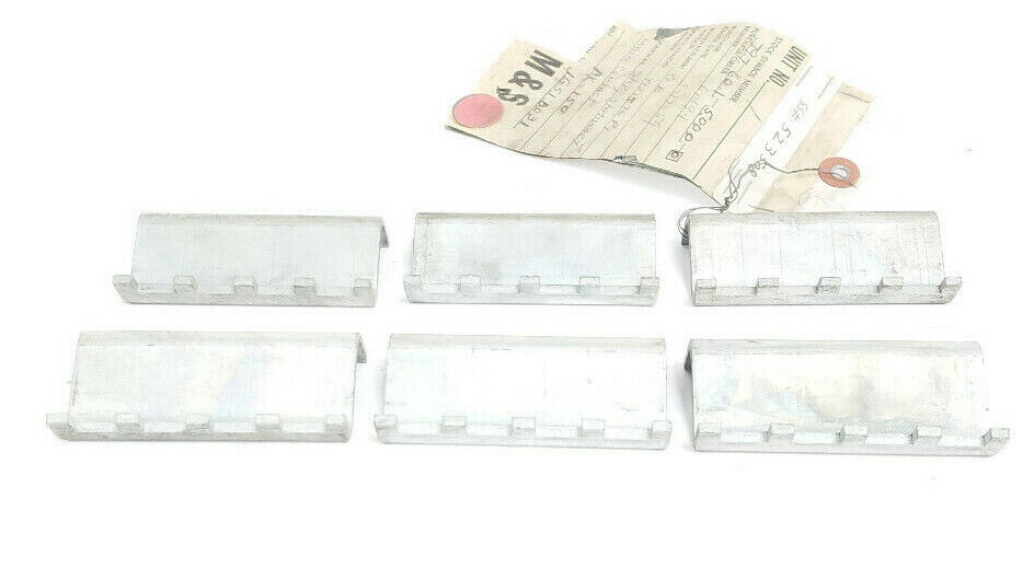 LOT OF 6 GE GENERAL ELECTRIC 9921576P1 STATIONARY MAIN CONTACT STOPS, FOR AK-150