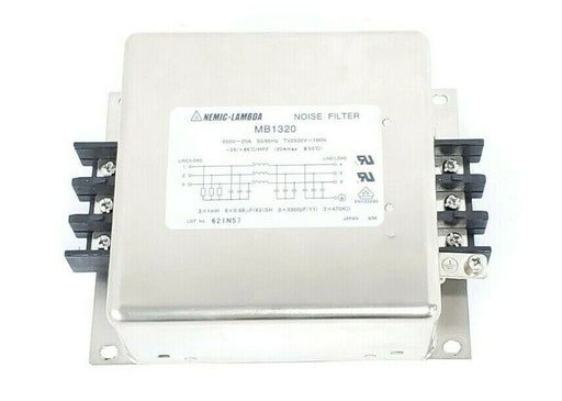 NEMIC-LAMBDA MB1320 NOISE FILTER 500V~20A 50/60HZ