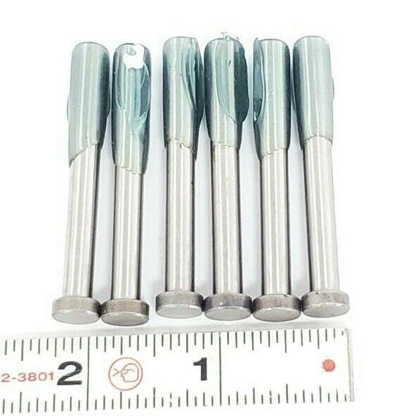 PACK OF 6 NEW DAYTON KUX-225 P.2370 TT.1250 ETCH CALLOUT & MARK LOGO PUNCHES