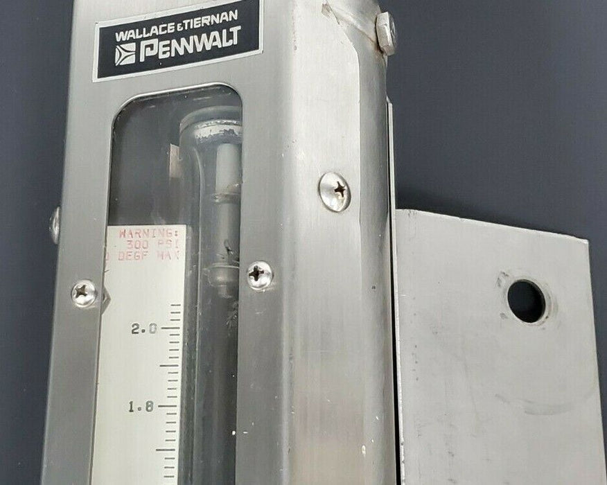 WALLACE & TIERNAN PENNWALT 5210G02108XXI FLOW METER .20-2.0 GAL/MIN WATER