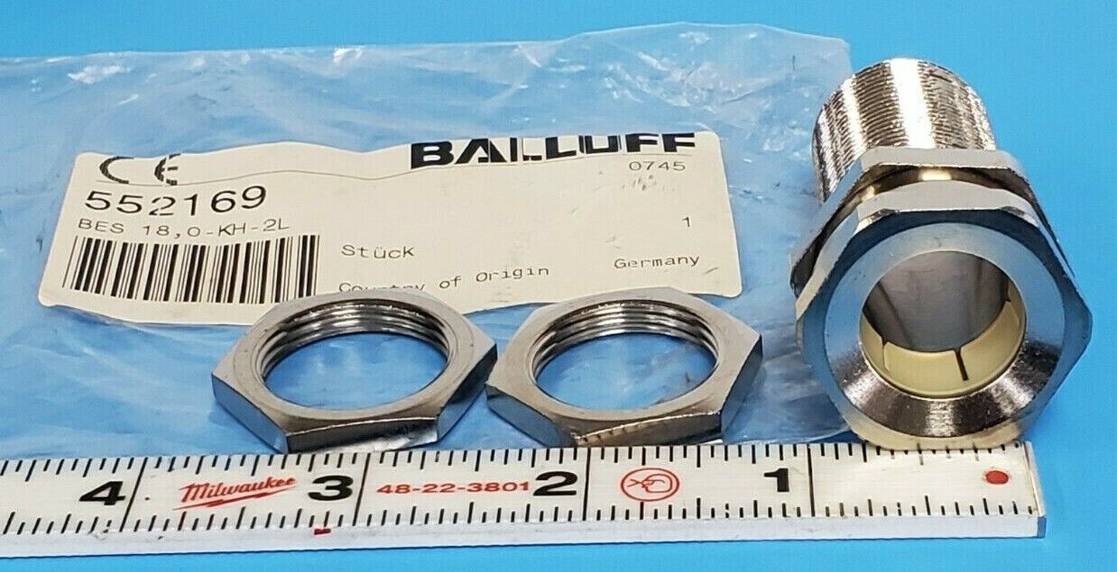 LOT OF 3 NEW BALLUFF 552169 CLAMPS BES 18,0-KH-2L