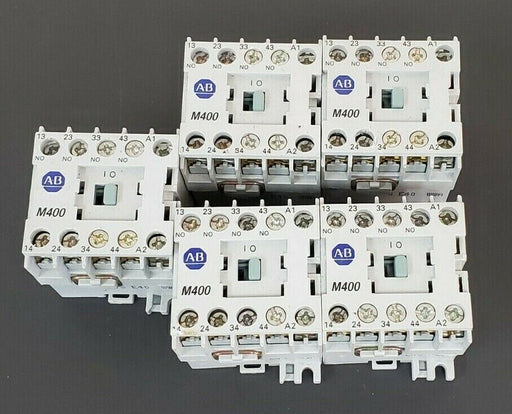 LOT OF 5 ALLEN BRADLEY 700DC-M400 RELAYS 24V DC, SER. A, 700DCM400