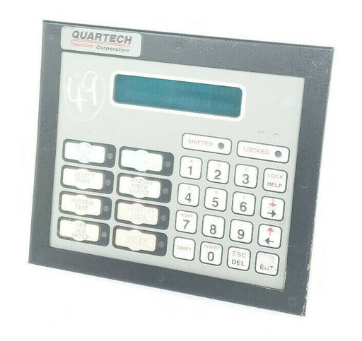 QUARTECH 9900-AC-AB-3 OPERATOR PANEL SLC-500/DF1 32K STD RAM V1.64 9900ACAB3