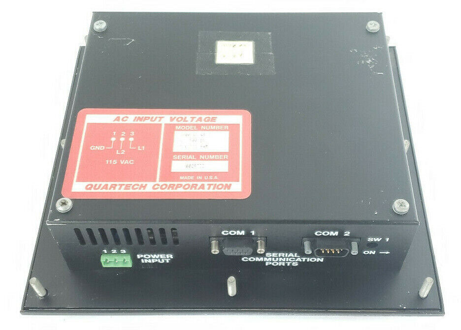 QUARTECH 9900-AC-AB-3 OPERATOR PANEL SLC-500/DF1 32K STD RAM V1.64 9900ACAB3