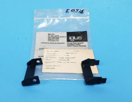 NEW IGUS 060-50-12 CARRIER BRACKET SET 060.50.1P 060.50.2P 04285636 0605012