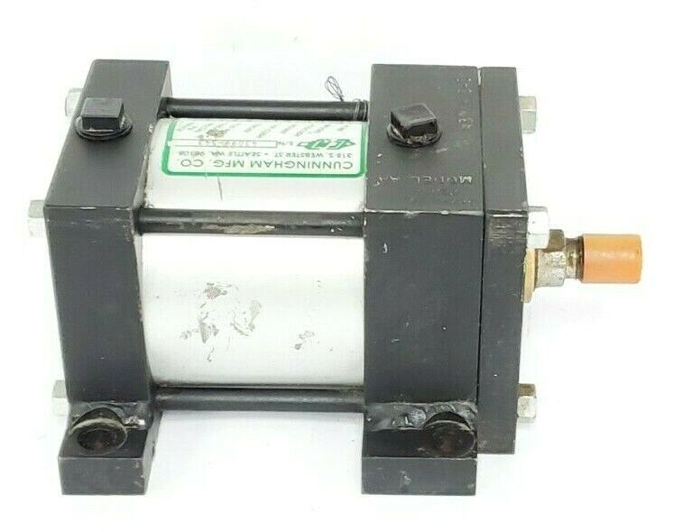 CUNNINGHAM MODEL AA PNEUMATIC CYLINDER 4" BORE, 2" STROKE, 250PSI, 4AANS2N211250