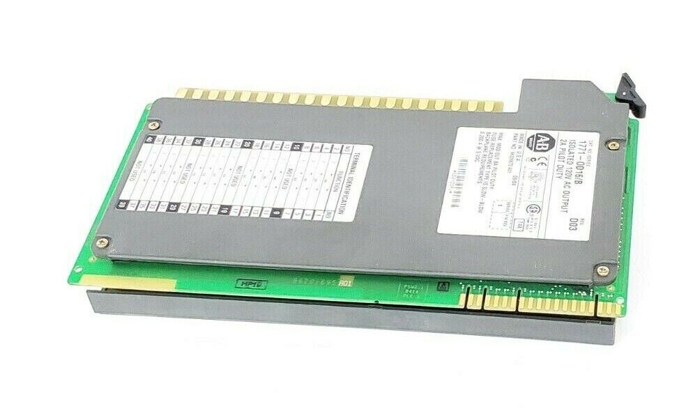 ALLEN-BRADLEY 1771-OD16 SER. B ISOLATED 120V AC OUPUT MODULE 1771-OD16/B REV D03