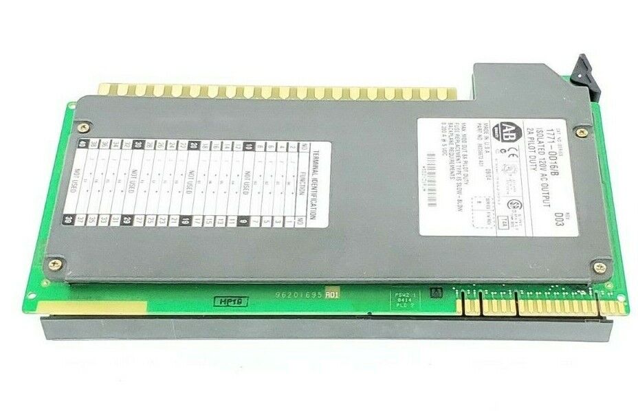 ALLEN-BRADLEY 1771-OD16 SER. B ISOLATED 120V AC OUPUT MODULE 1771-OD16/B REV D03