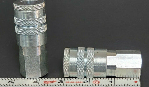 LOT OF 2 NEW DIXON 4F QUICK DISCONNECT COUPLINGS, 3/4" NPT X 11/16" NPT