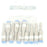 PACK OF 10 NEW SMC KCJ08-99 KC SELF SEAL FITTINGS KCB27, 8MM (5/16")