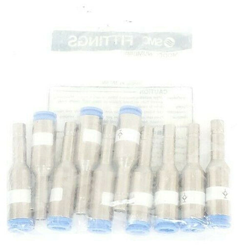 PACK OF 10 NEW SMC KCJ08-99 KC SELF SEAL FITTINGS KCB27, 8MM (5/16")
