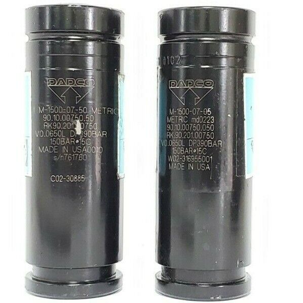 LOT OF 2 DADCO GM M-1500 GAS SPRINGS METRIC M-1500-07-05, 90.10.00750.050