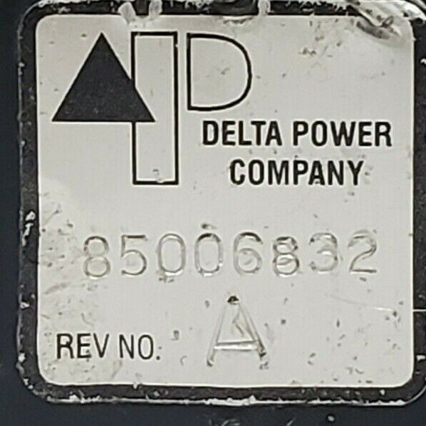 DELTA POWER COMPANY 85006832 REV. A CONTROL VALVE BLOCK