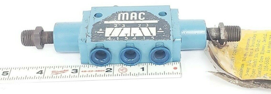 MAC 1804-1-03 3-WAY SEQUENCE SOLENOID VALVE 3/8" V-13231 1804103
