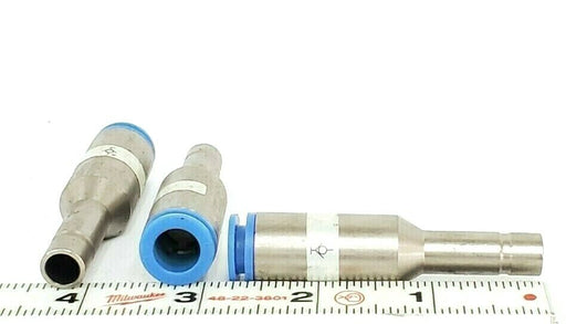 LOT OF 19 NEW SMC SPORE 10 KC SELF SEAL FITTINGS, 10MM X 70MM L