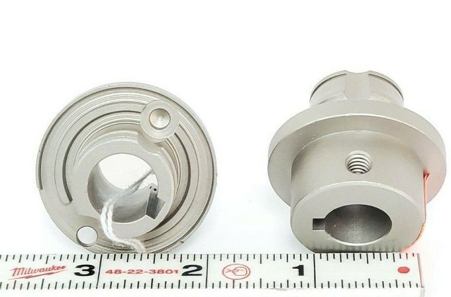 LOT OF 2 NEW GENERIC 2-106 DRIVE SHAFT FITTINGS PART #5, 5/8" BORE, 127050, 2106