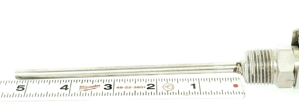 ASHCROFT 0-200 DEGREE C THERMOMETER, ~5.25" PROBE