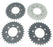 LOT OF 4 MARTIN 50-30 ROLLER CHAIN SPROCKETS 2-1/2" BORE, 30TEETH, E.G. # 9249-H