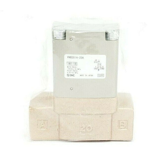 NEW SMC VNB301A-20A PNEUMATIC PROCESS VALVE, 1N1-18, 2-WAY, VNBD00, VNB301A20A