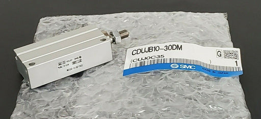 NEW SMC CDUJB10-30DM PNEUMATIC CYLINDER, 0.7MPa, 3F1-48B, CUJ0C35, CDUJB1030DM