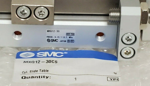 NEW SMC MXQ12-30CS SEIRES MXQ AIR SLIDE TABLE CYLINDER MXQ1230CS