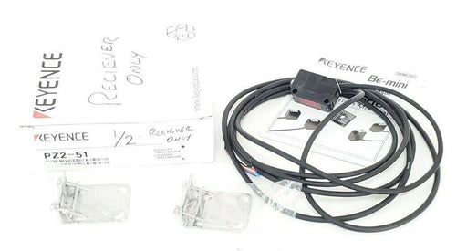 NIB KEYENCE PZ2-51 PHOTOELECTRIC SENSOR 7000MM RANGE PZ251, RECEIVER ONLY