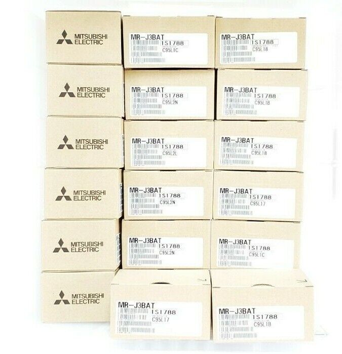 LOT OF 20 NIB MITSUBISHI MR-J3BAT MELSERVO PLC BATTERIES 3.6V 2000mAh MRJ3BAT