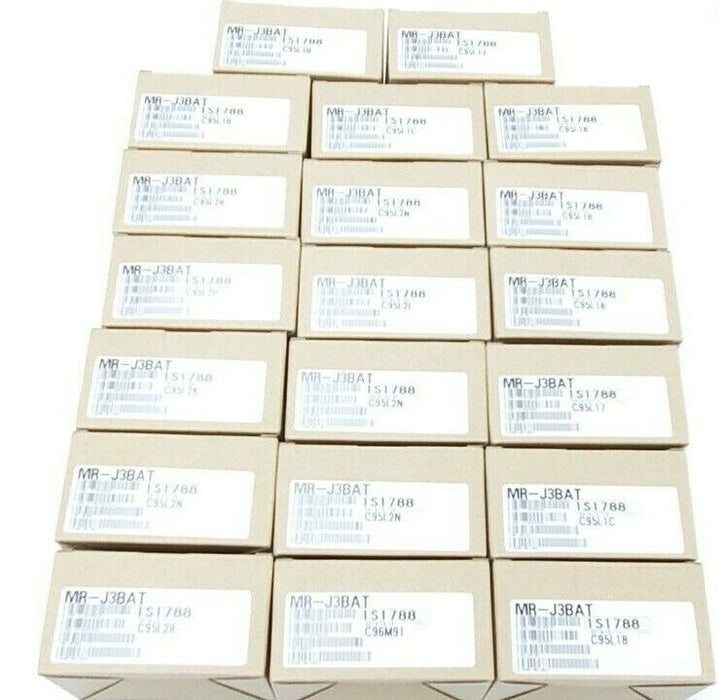 LOT OF 20 NIB MITSUBISHI MR-J3BAT MELSERVO PLC BATTERIES 3.6V 2000mAh MRJ3BAT