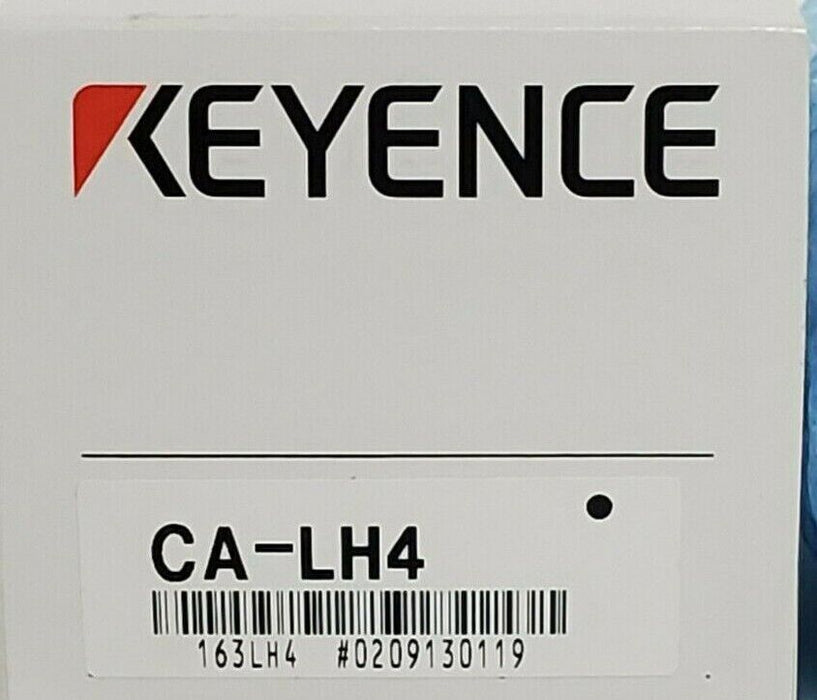 NIB KEYENCE CA-LH4 HIGH RESOLUTION LOW DISTORTION 4MM LENS CALH4